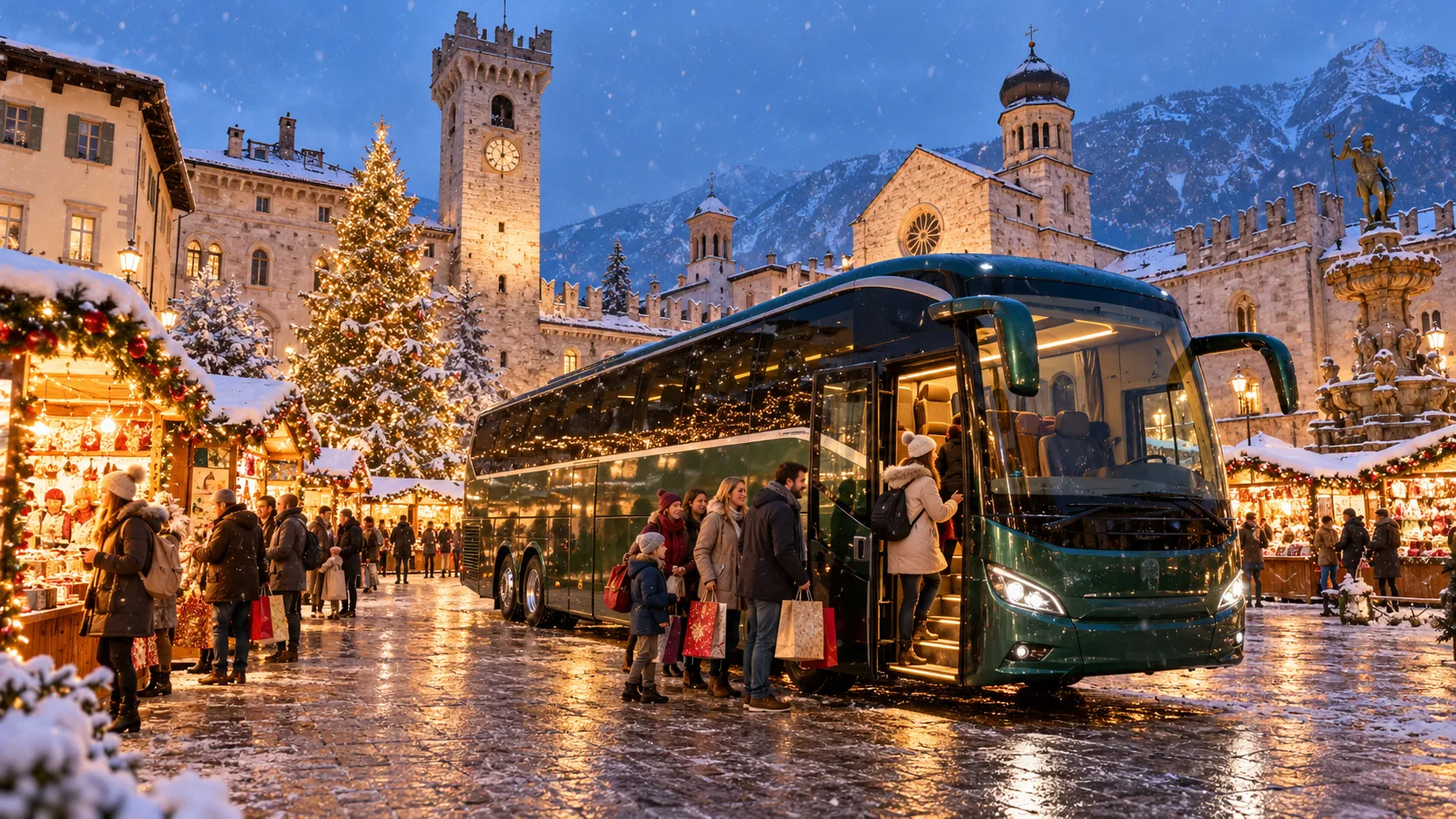 Mercatini di Natale in Pullman: Trento, Bolzano e le mete più magiche