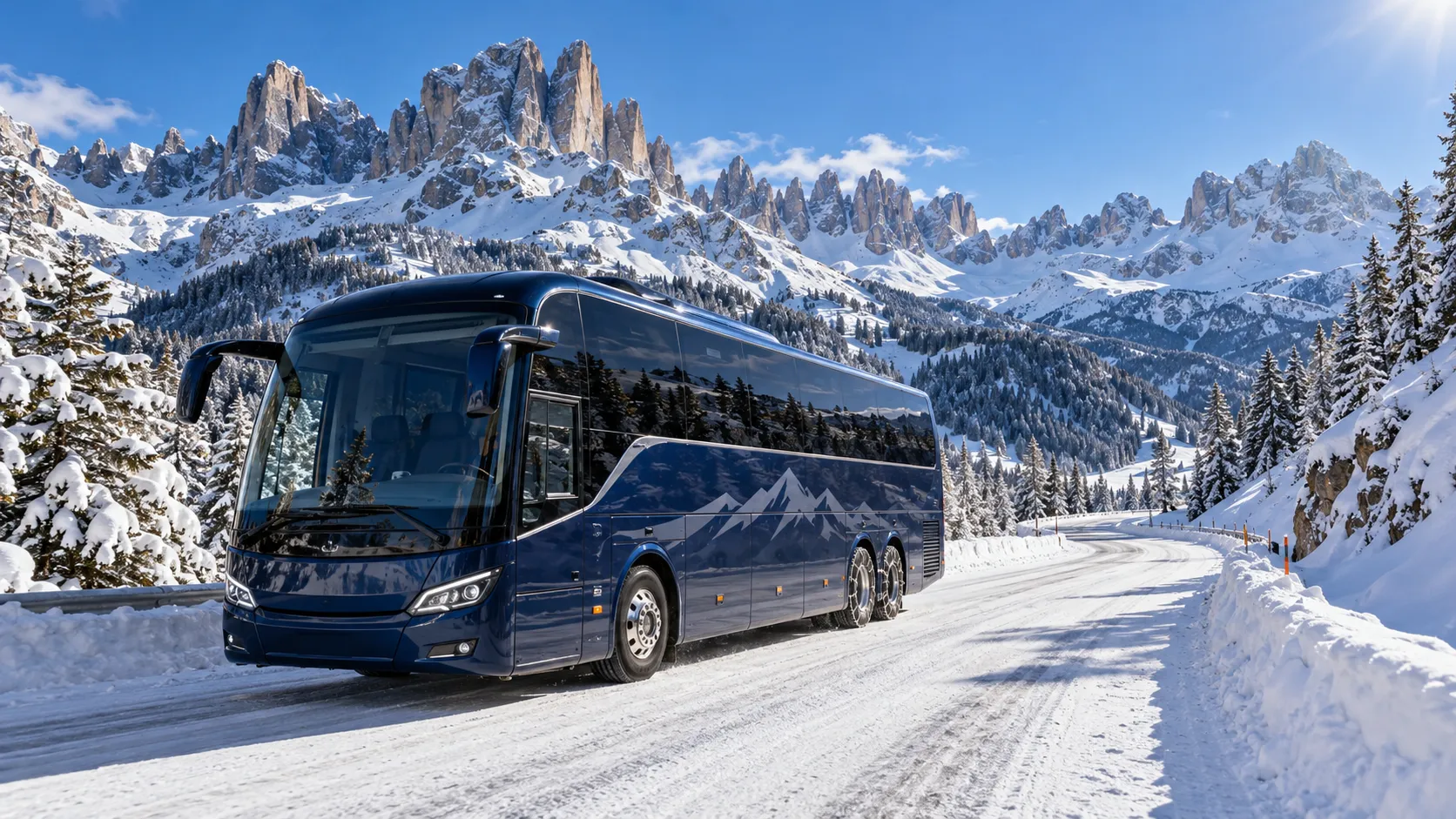 Noleggio Pullman per la Montagna e la Neve da Padova