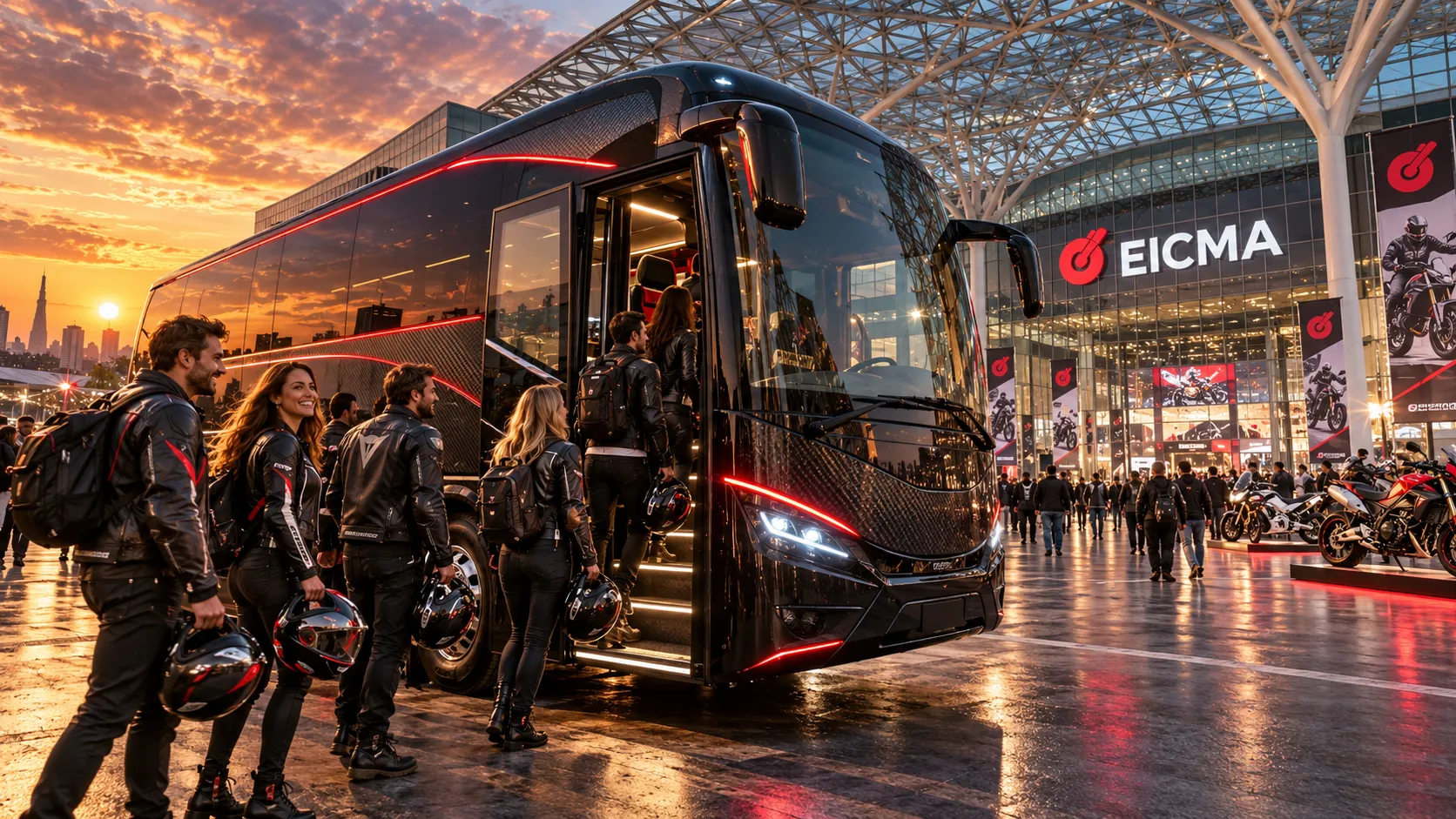 Noleggio Pullman per l'EICMA di Milano: vivi la fiera da protagonista